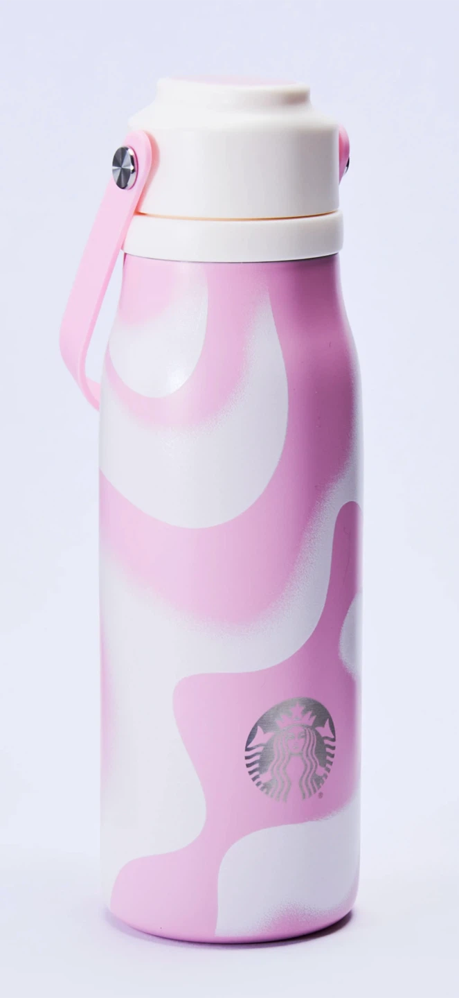 Starbucks Pink Swirl Water Bottle