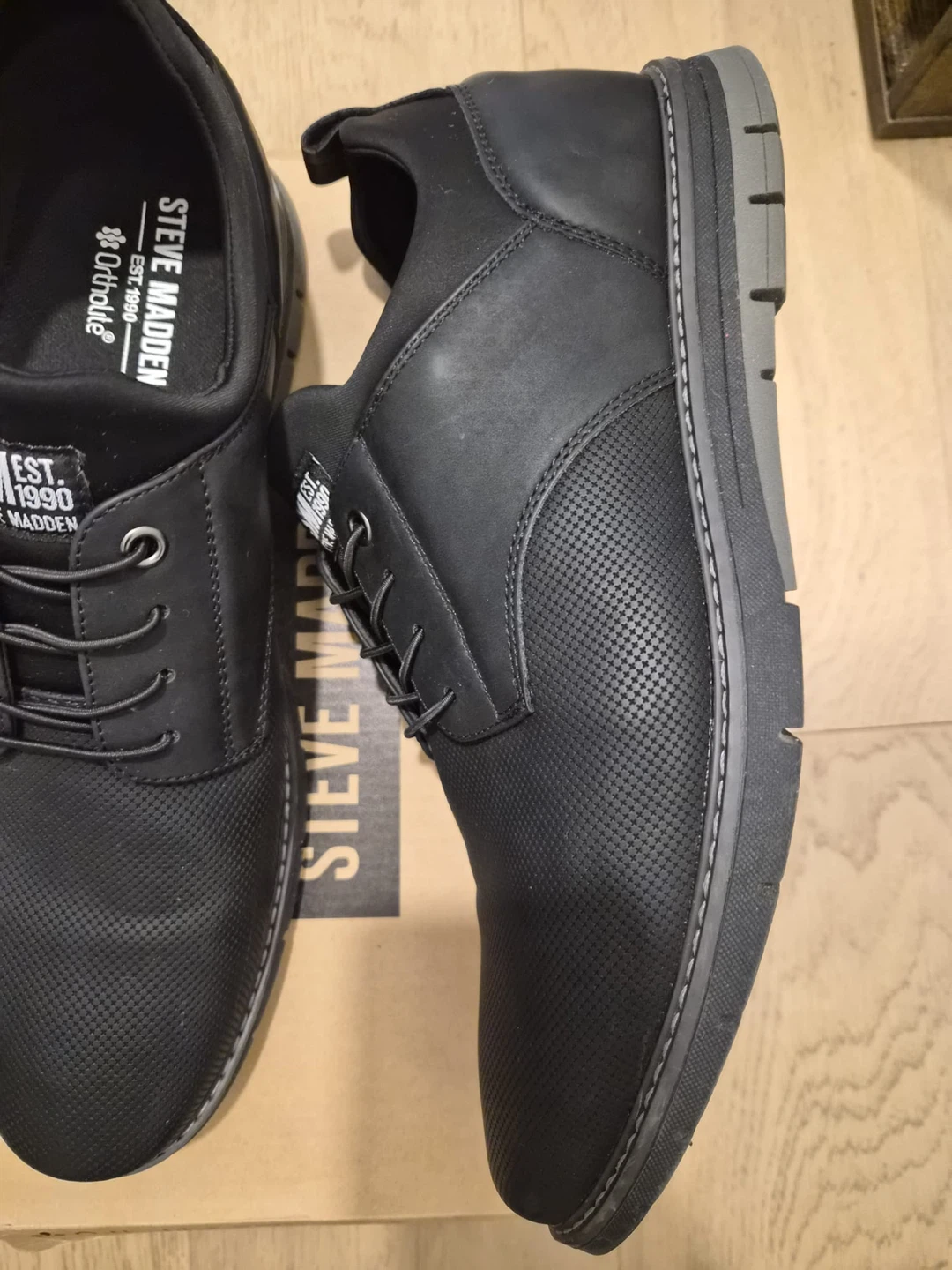 Steve Madden Men's Black Dress Shoes - photo 3
