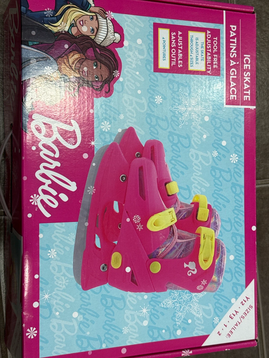 Barbie Adjustable Ice Skates (Youth Size 12–2) New – $40 - photo 2