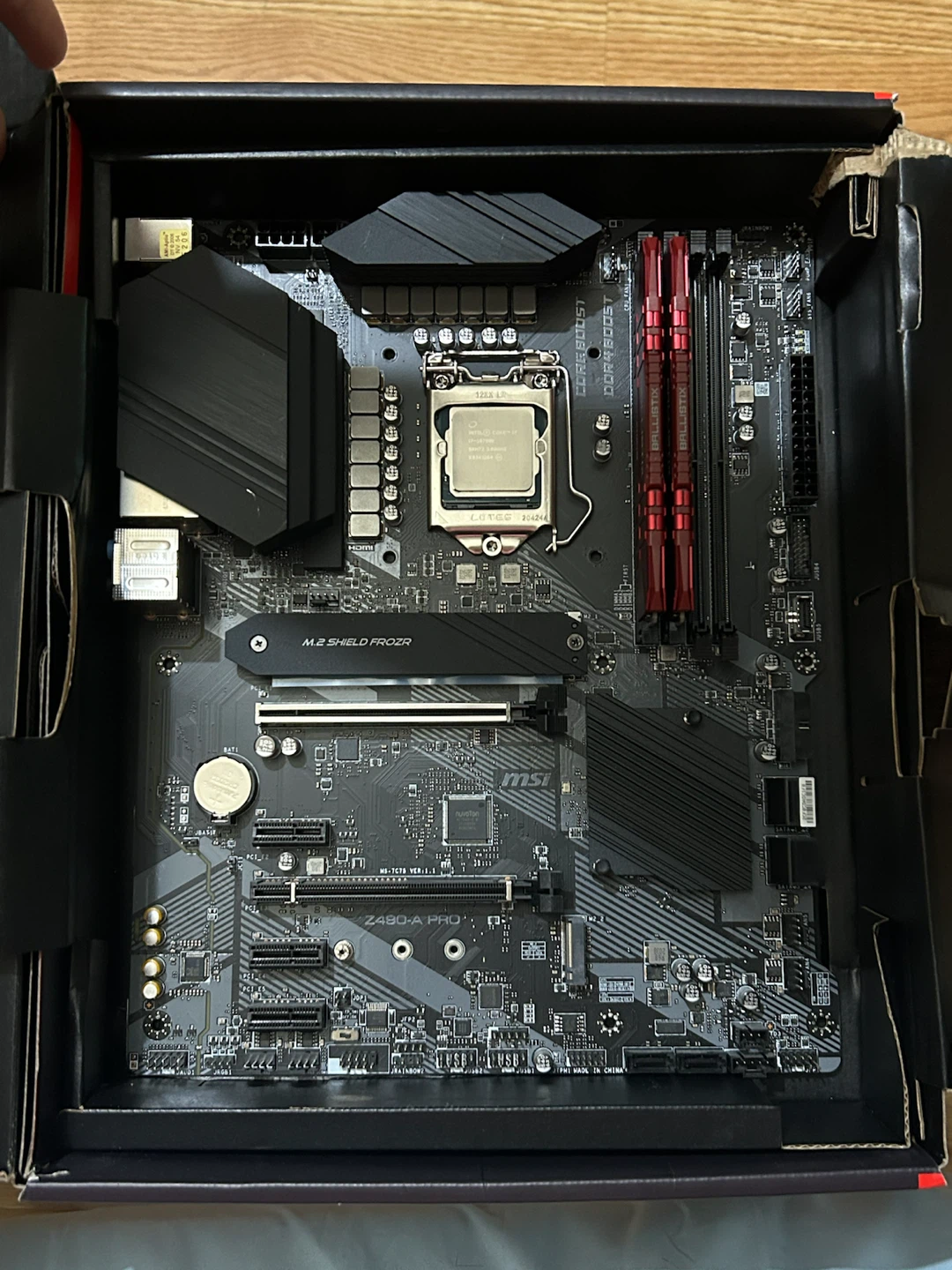 Bundle motherboard / ram / INTEL processor
