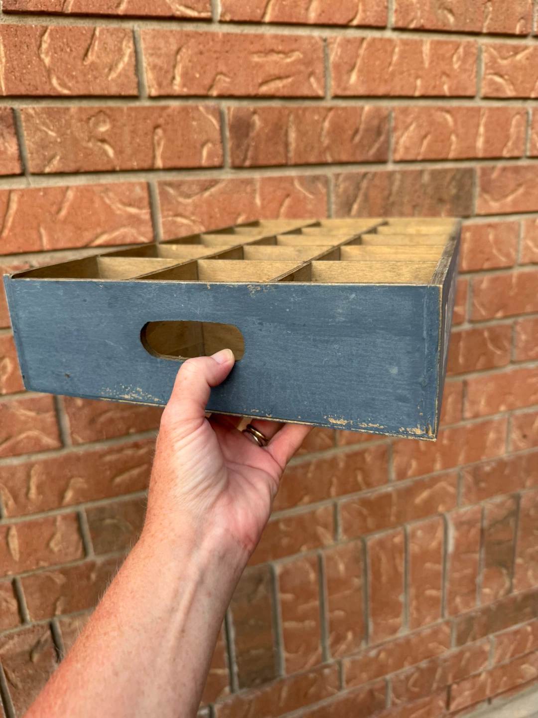 Wooden Divided Organizer Tray - photo 3