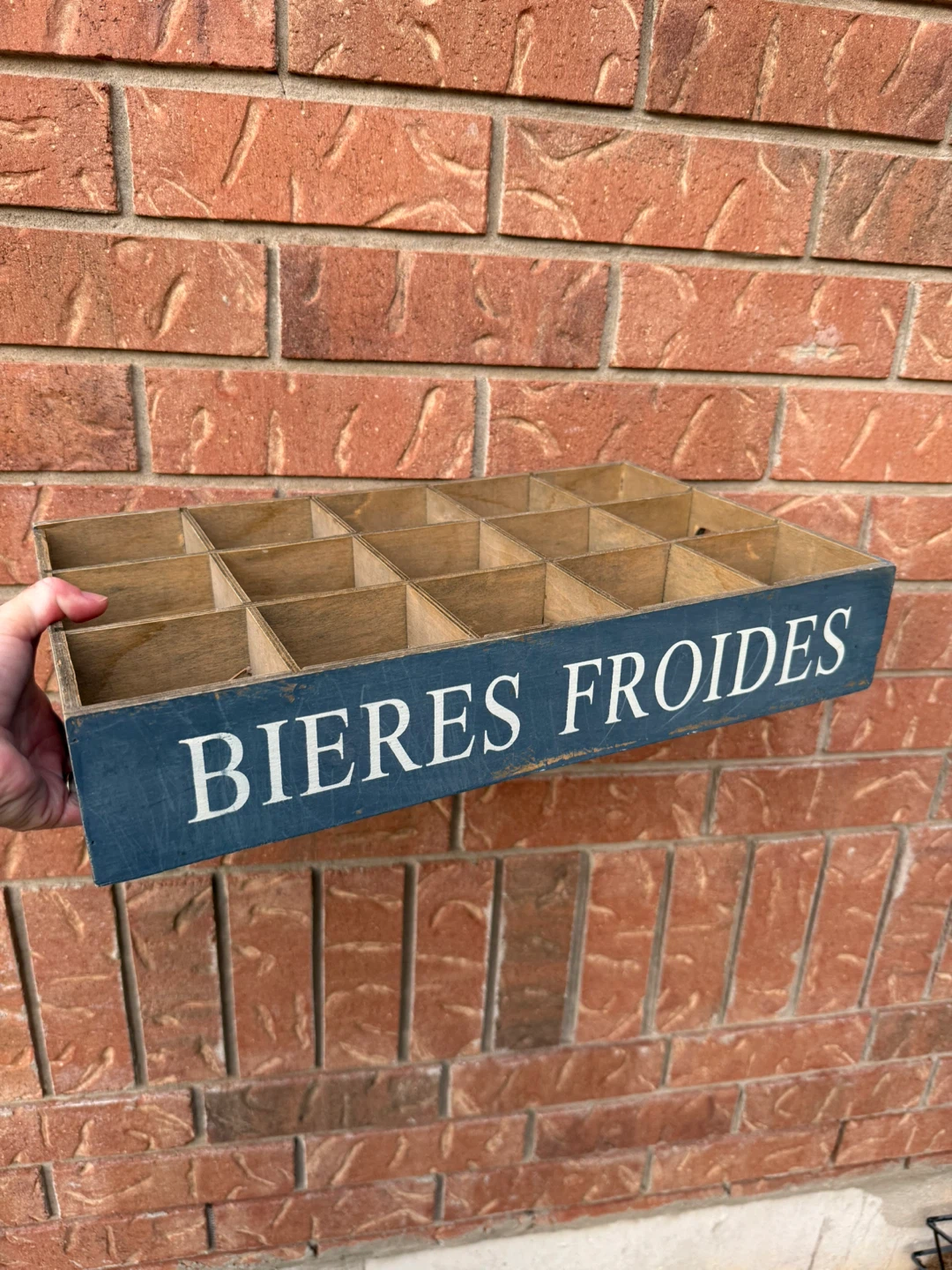 Wooden Divided Organizer Tray