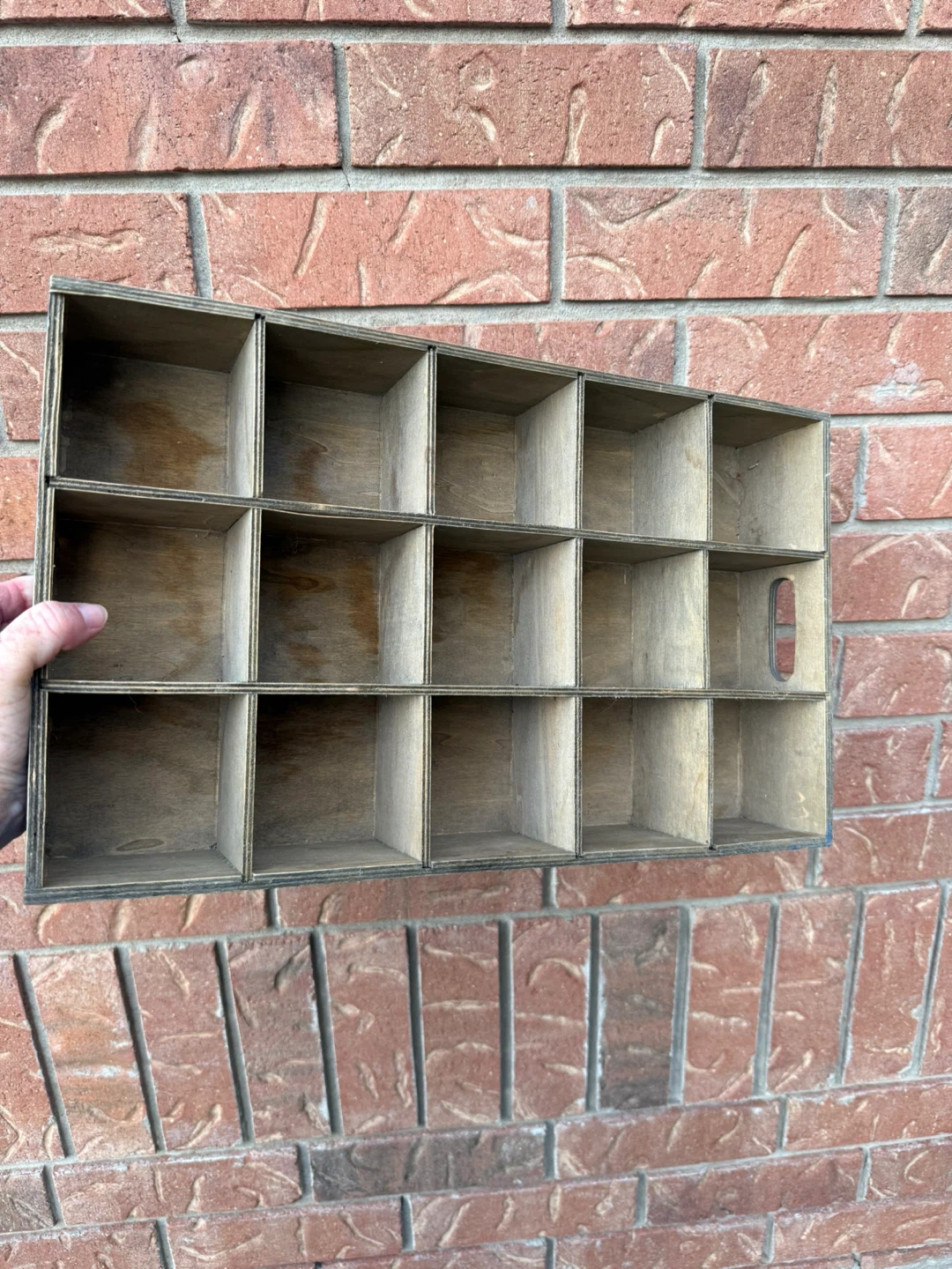 Wooden Divided Organizer Tray - photo 4