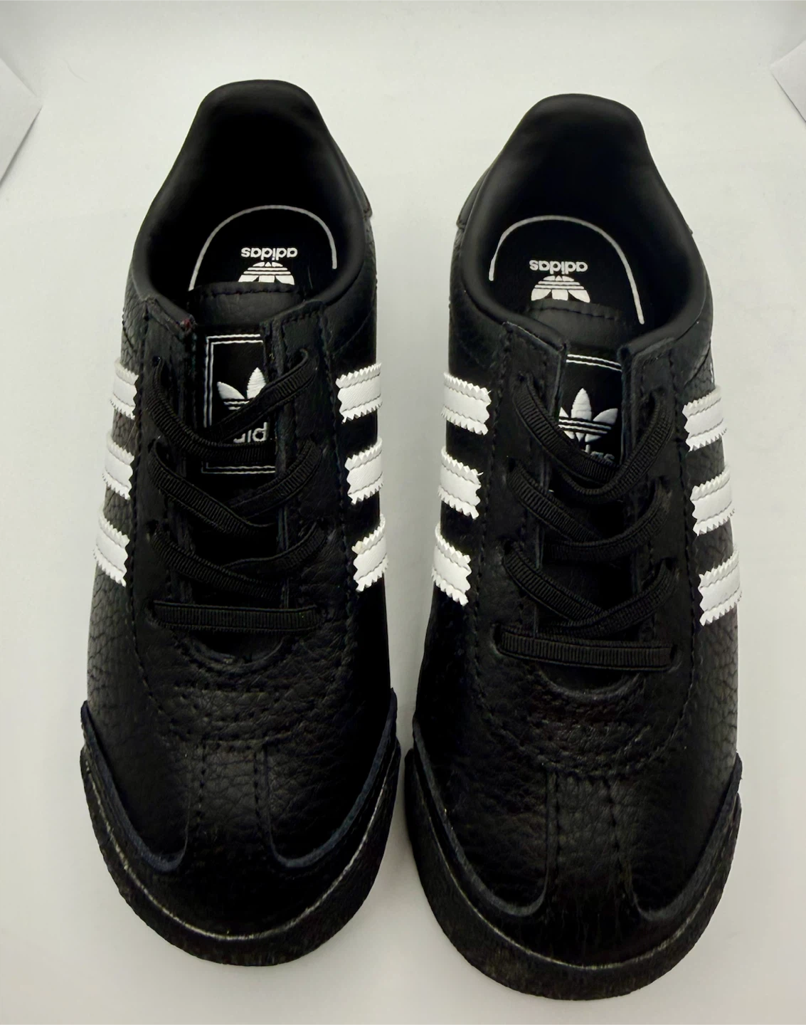 Adidas Originals Samoa Kids Sneakers - Black/White - Size 9K - photo 2