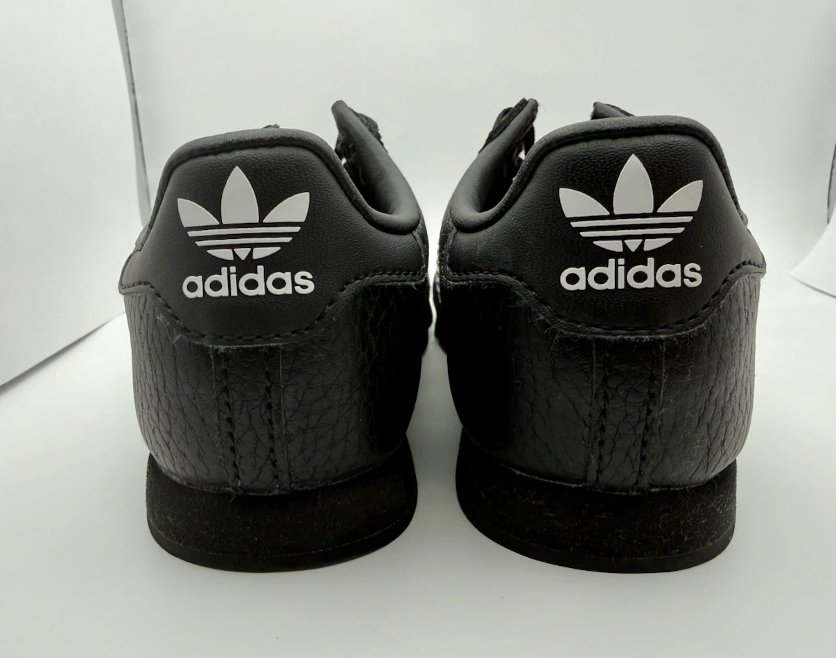 Adidas Originals Samoa Kids Sneakers - Black/White - Size 9K - photo 5