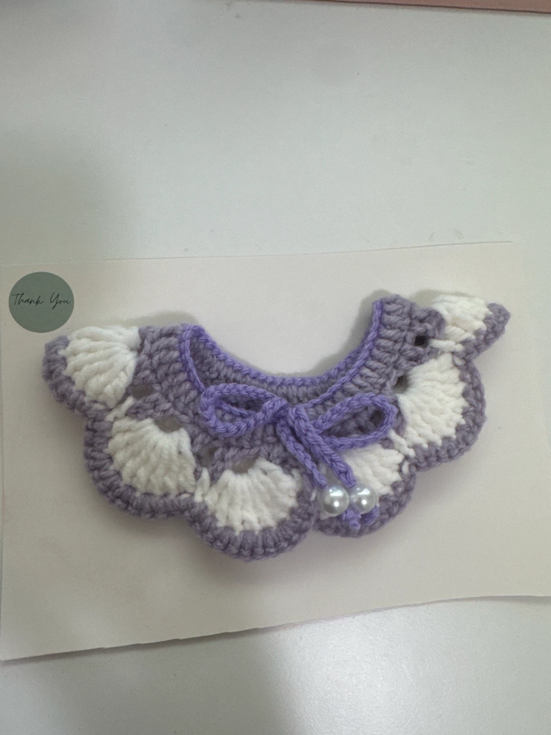 Handmade Crochet Pet Collar
