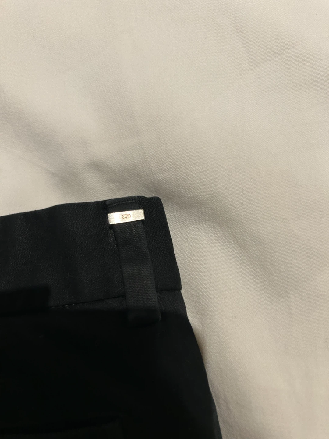 Dior Black Cotton Blend Dress Pants - photo 3