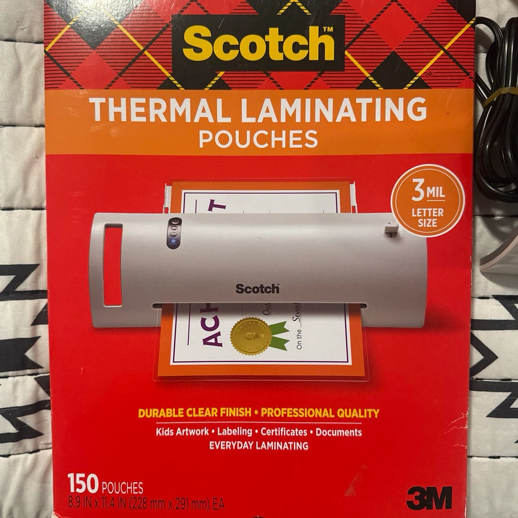 Scotch Thermal Laminating Pouches - 150 Count, Letter Size