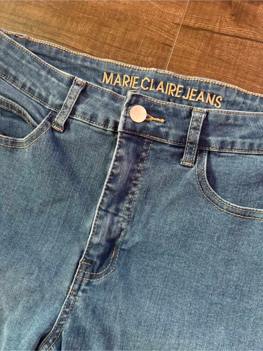Bermuda en denim Marie Claire – Excellent état - photo 2