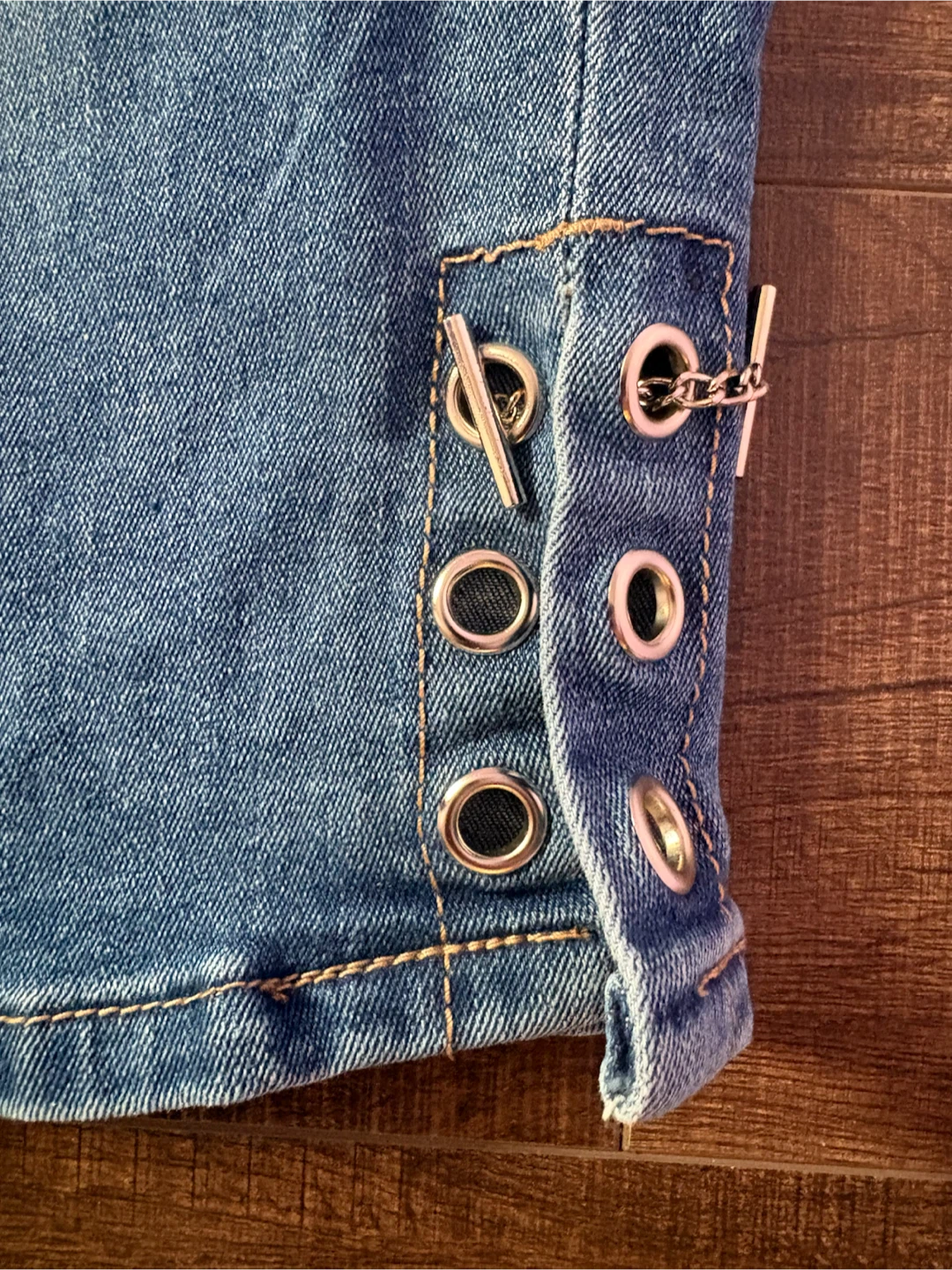 Bermuda en denim Marie Claire – Excellent état - photo 3