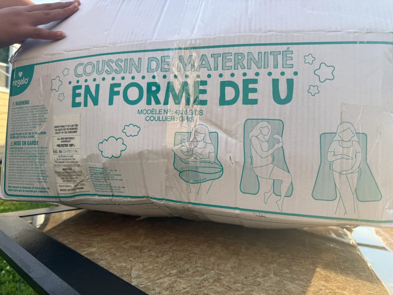 Regalo U-Shaped Maternity Pillow - photo 2