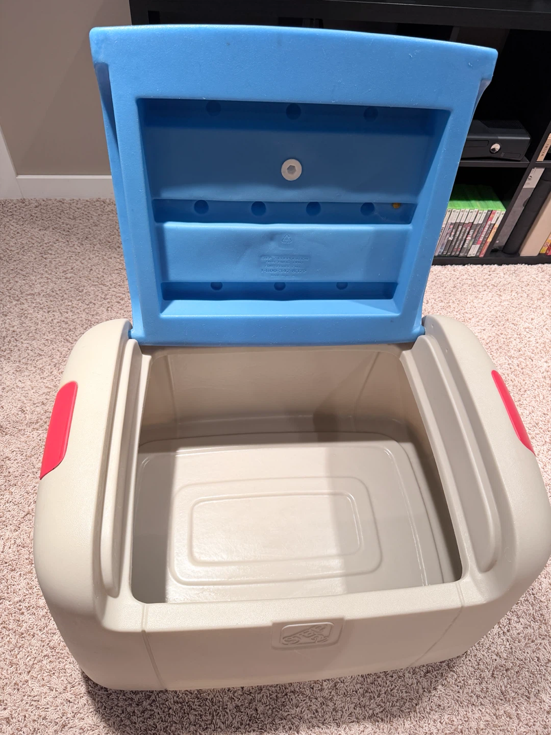 Step2 Toy Storage Box with Blue Lid - photo 2