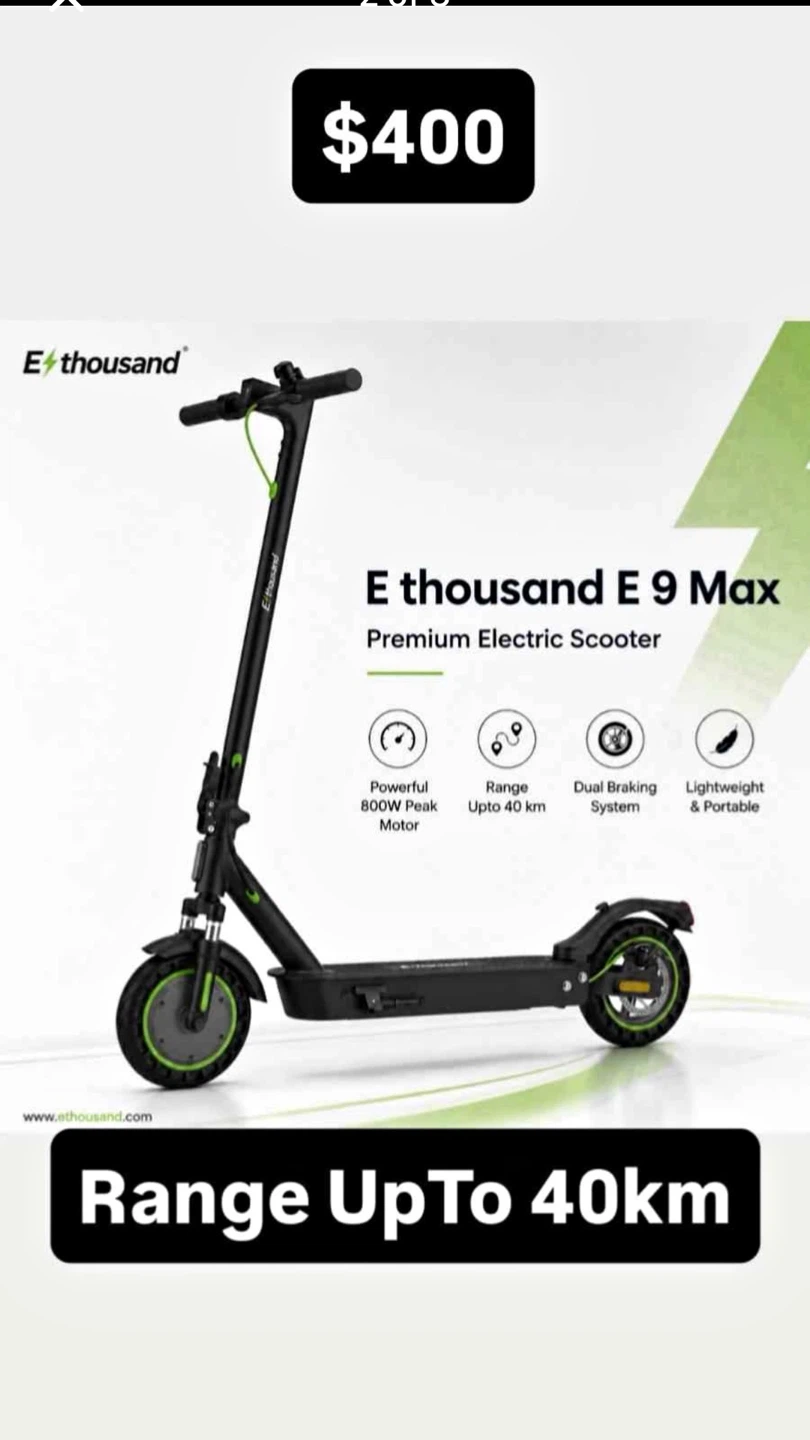 E Thousand E9 Max Electric Scooter