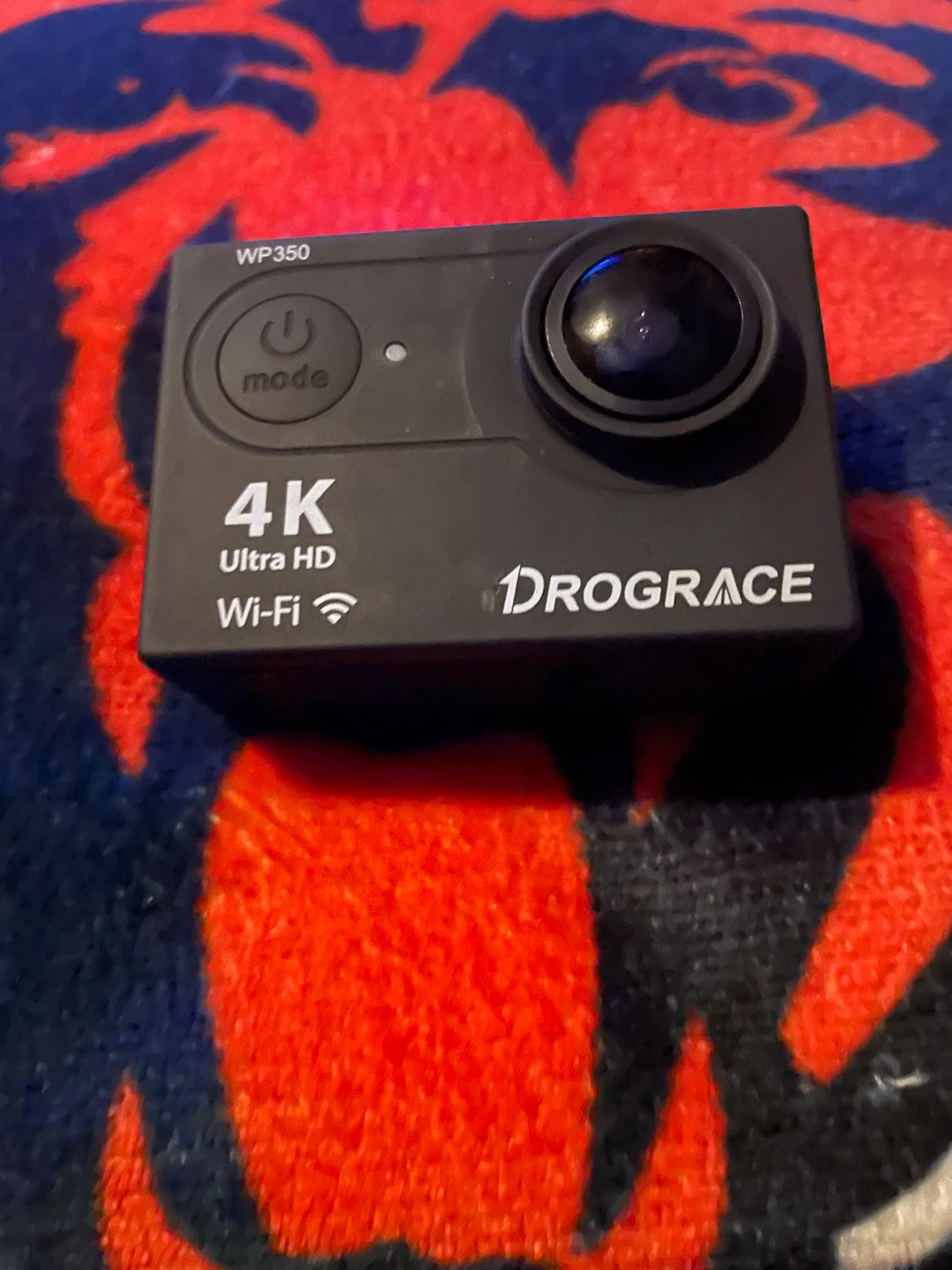 DROGRACE WP350 4K Action Camera with Wi-Fi