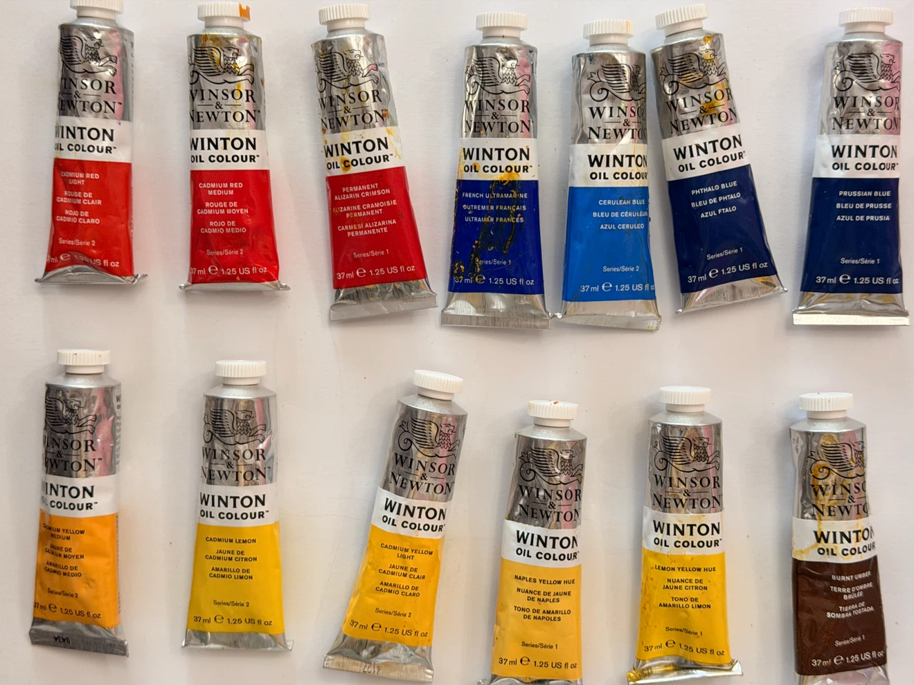 $10 EACH - Winsor & Newton Winton Oil Colour Tubes