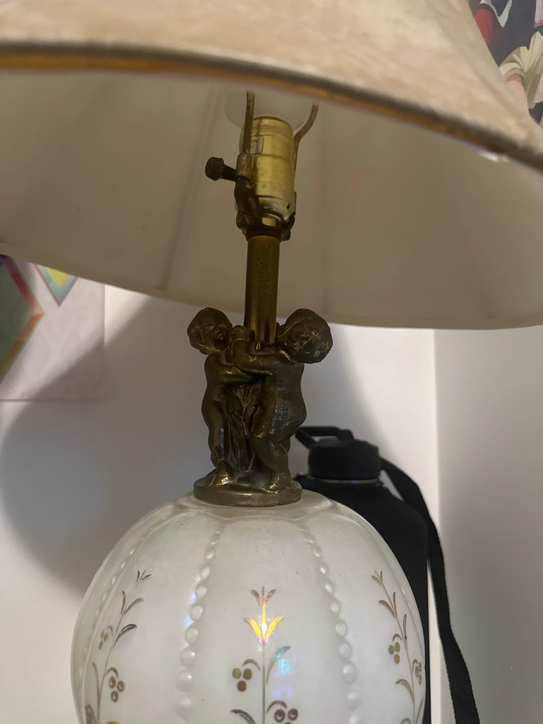 Ornate Table Lamp with Lampshade - photo 2