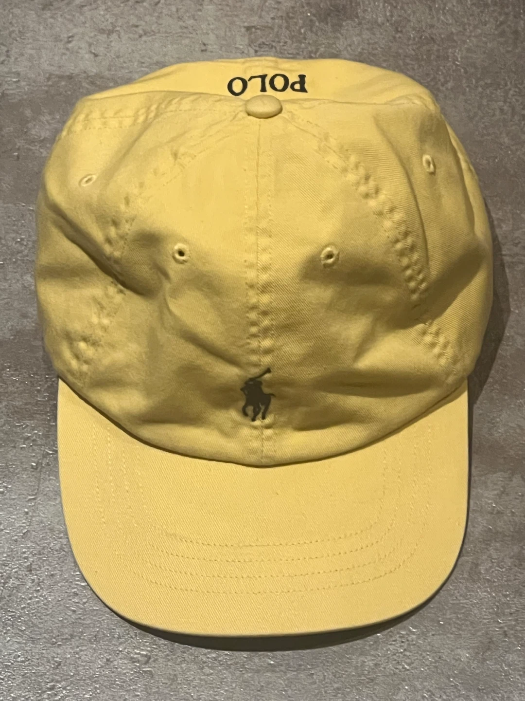 Yellow Polo Ralph Lauren Baseball Cap