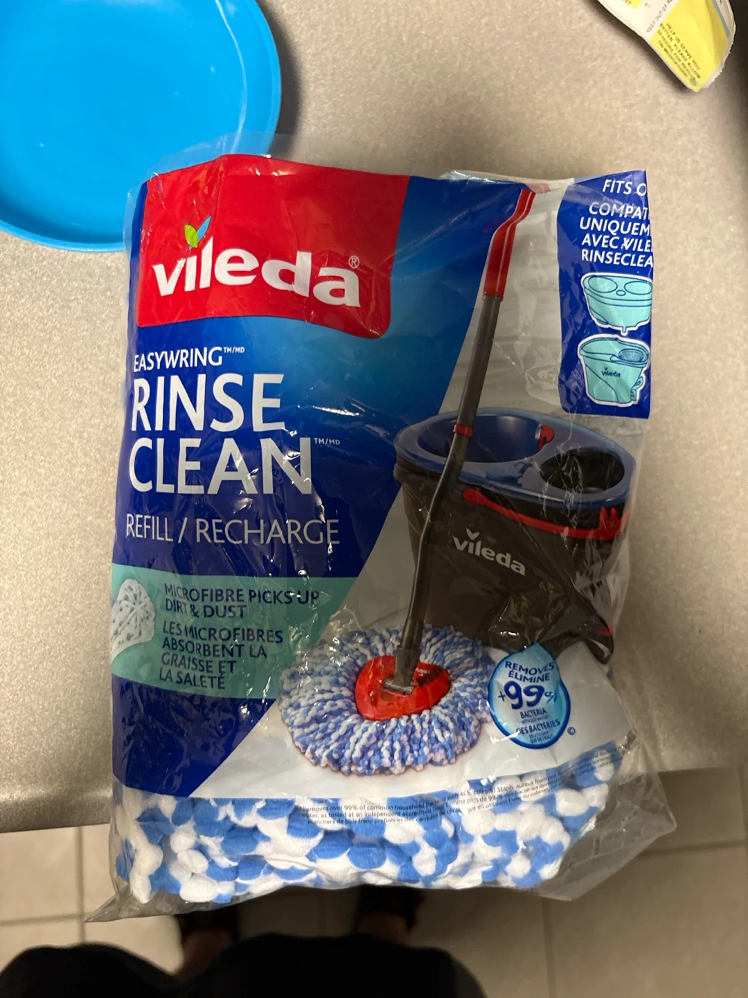 Vileda Rinse Clean Mop Refill Head - photo 2