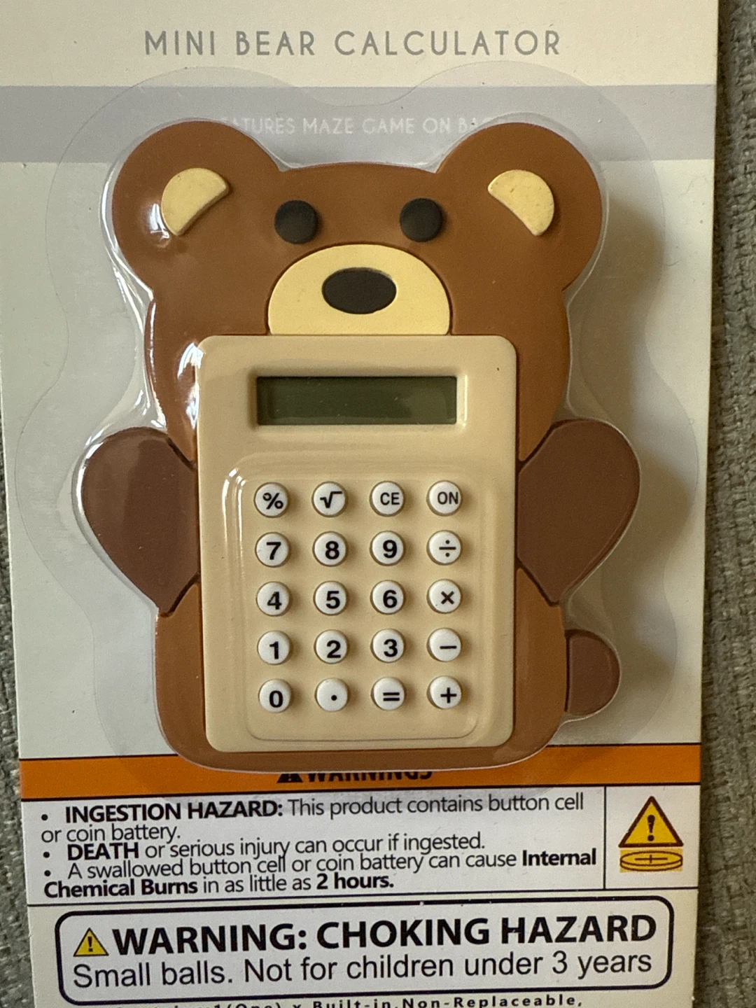 Mini Bear Calculator