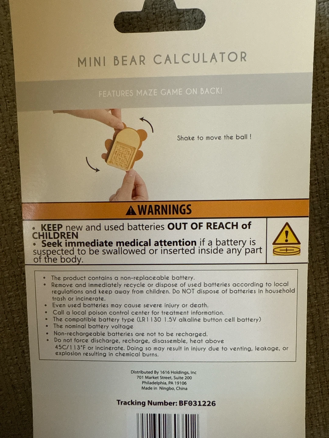 Mini Bear Calculator - photo 2