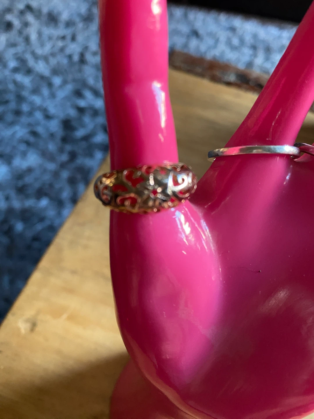 10k Rose Gold Filigree Ring