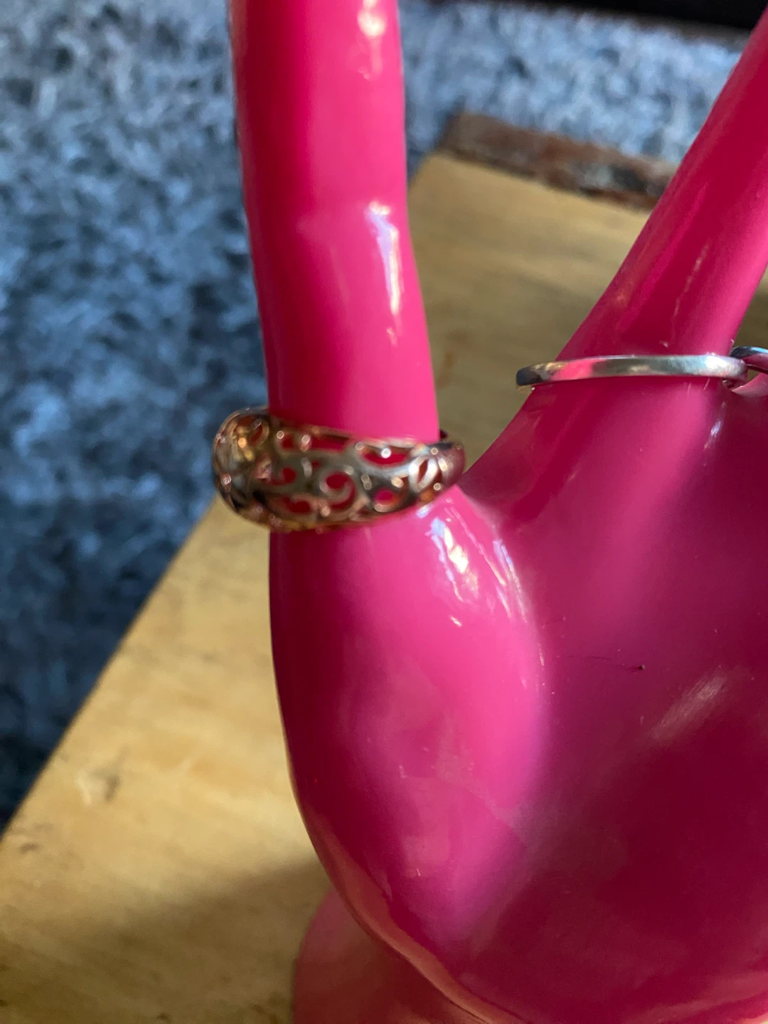 10k Rose Gold Filigree Ring - photo 2