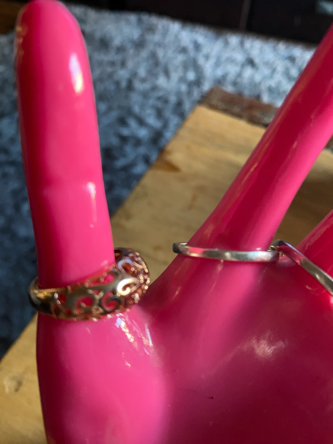 10k Rose Gold Filigree Ring - photo 3