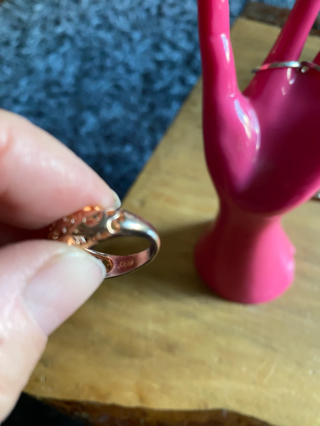 10k Rose Gold Filigree Ring - photo 4