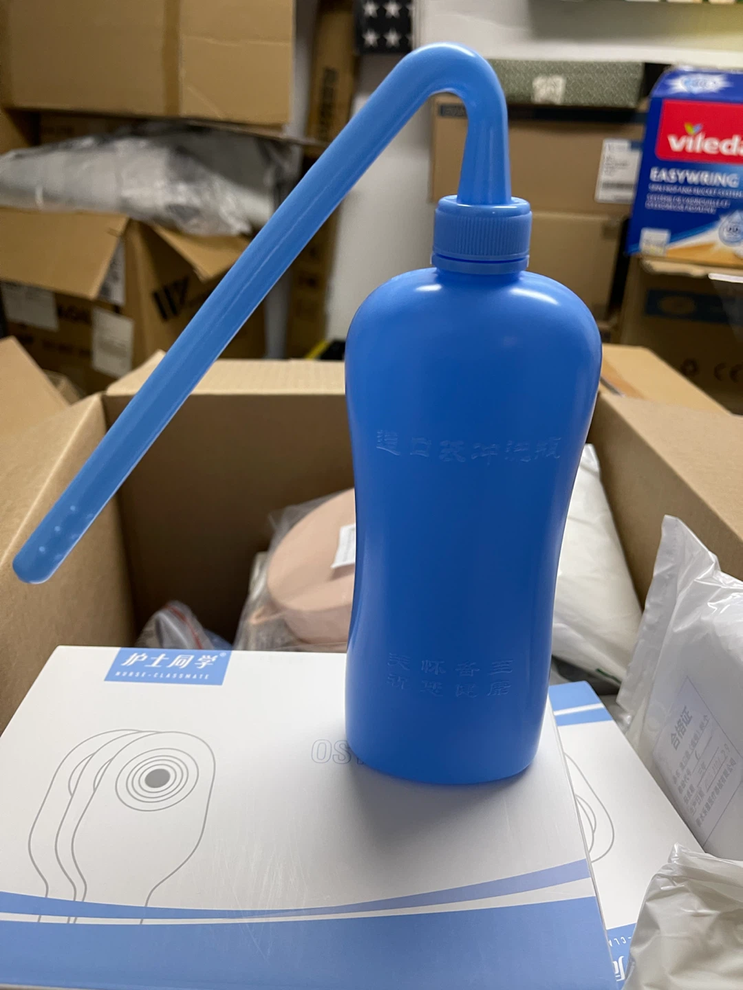 ostomy bag, venting and flushing disposable fecal bag - photo 3
