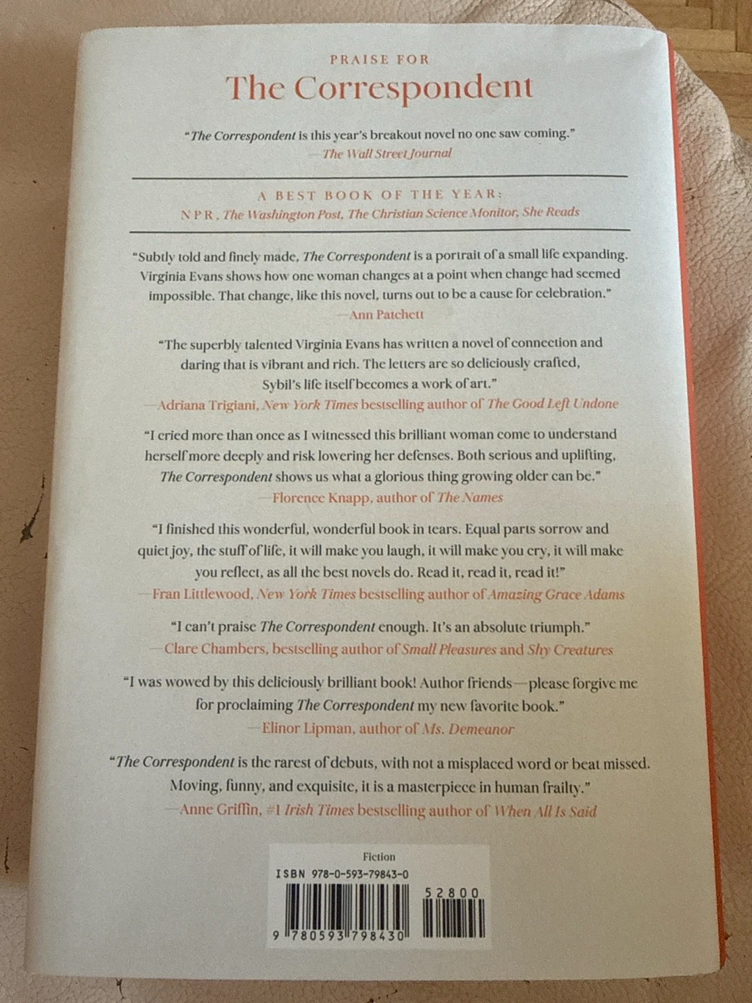 The Correspondent Novel by Virginia Evans - photo 2