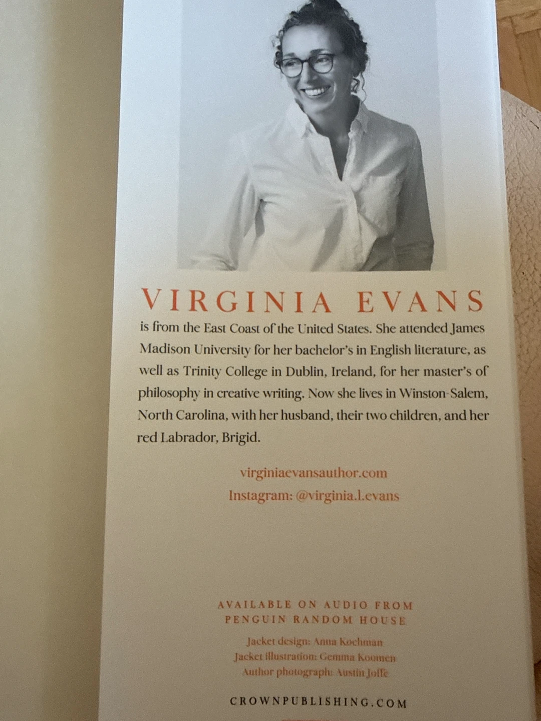 The Correspondent Novel by Virginia Evans - photo 4