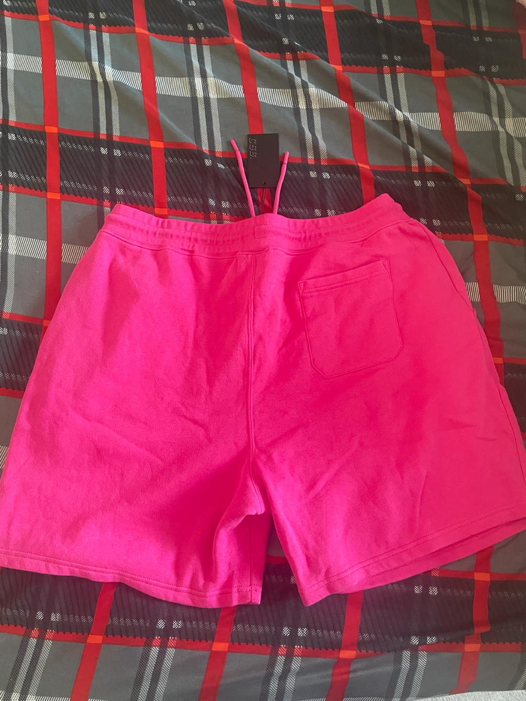 Pink Cotton Blend Shorts - photo 2