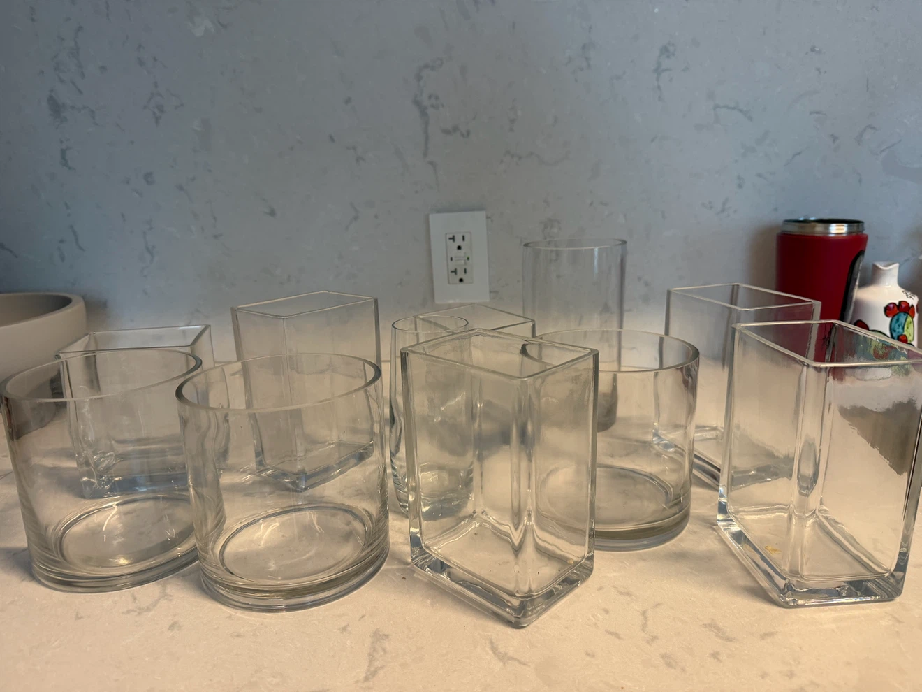 Assorted Glass Vases & Holders - photo 4