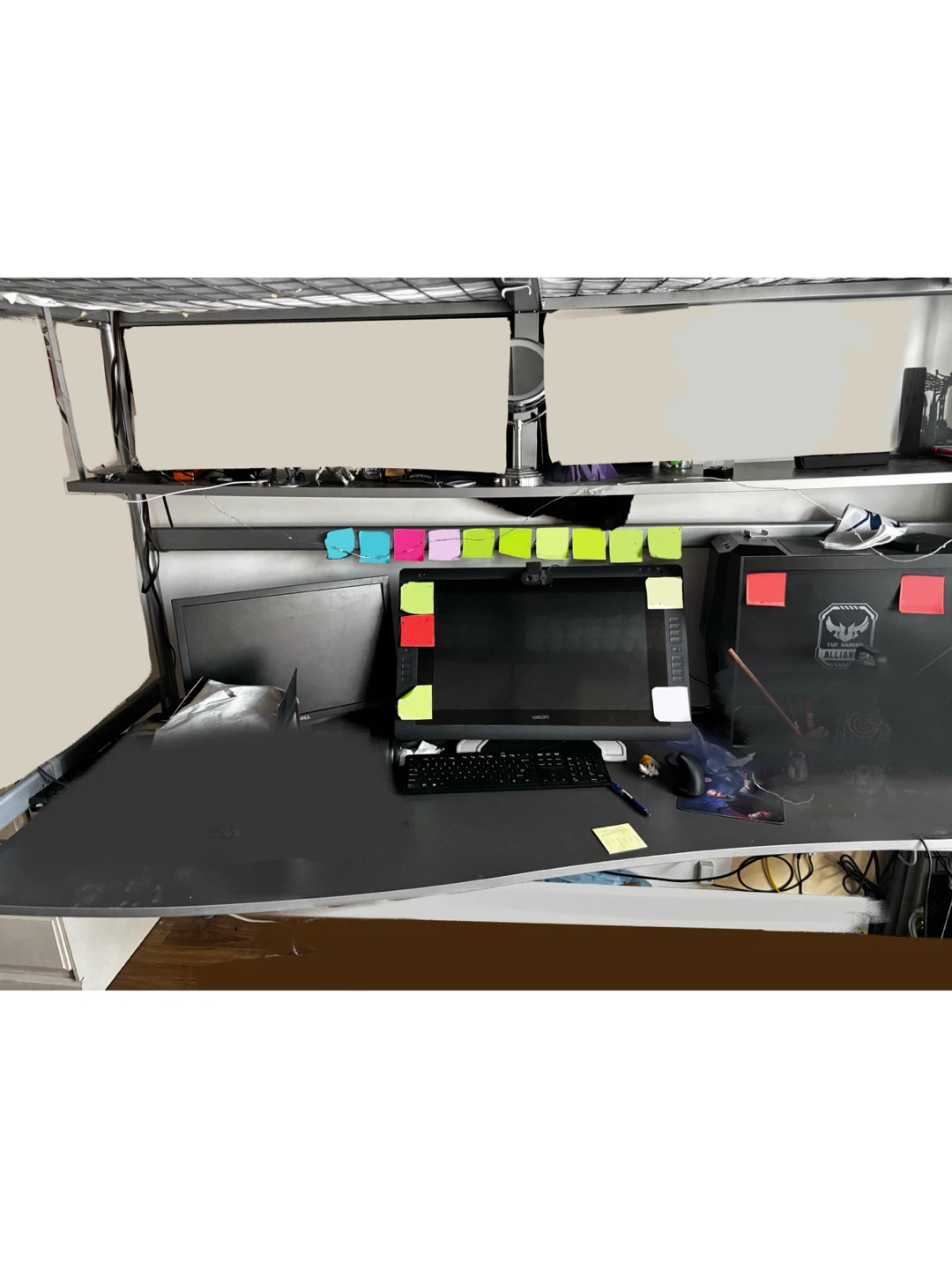 Large Metal Loft Bed with Large Desk - photo 2