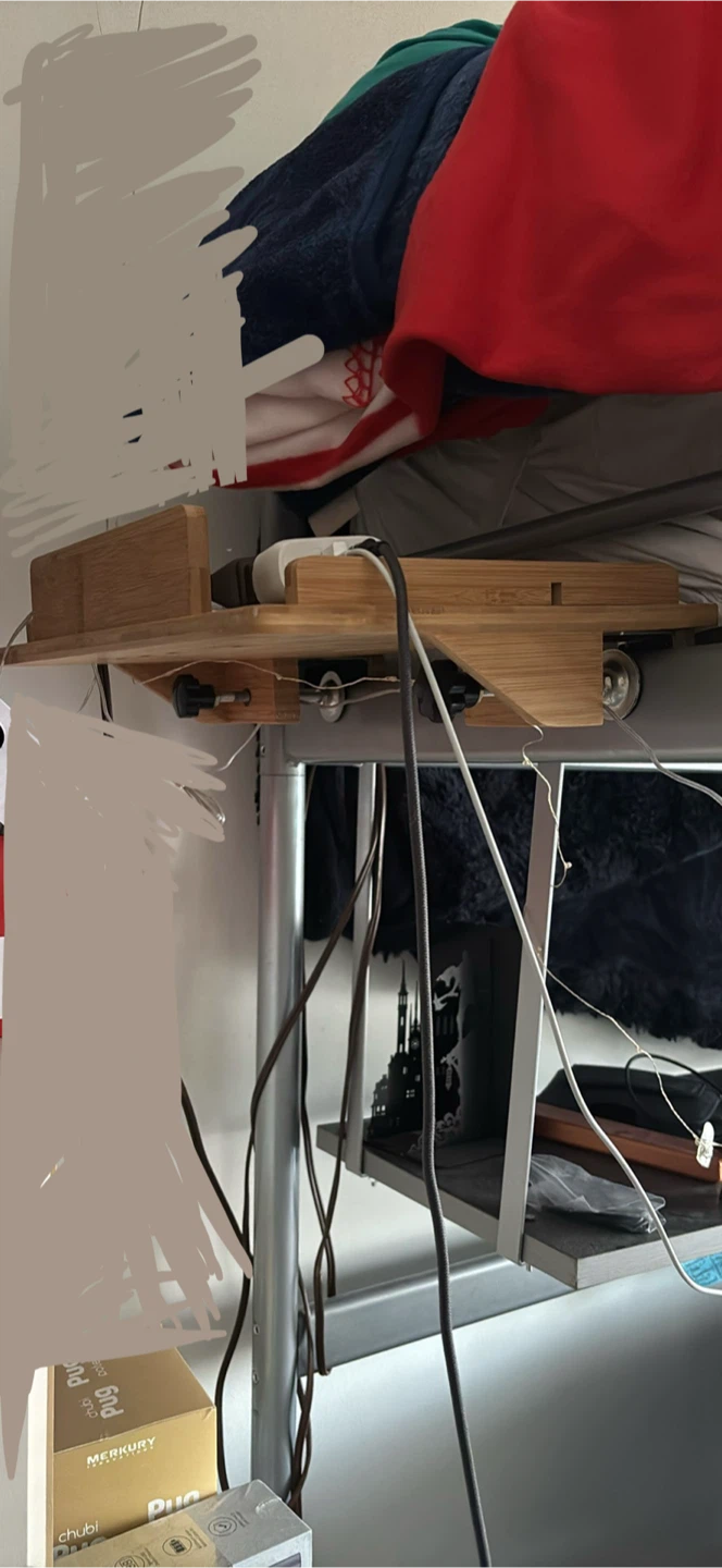 Large Metal Loft Bed with Large Desk - photo 5