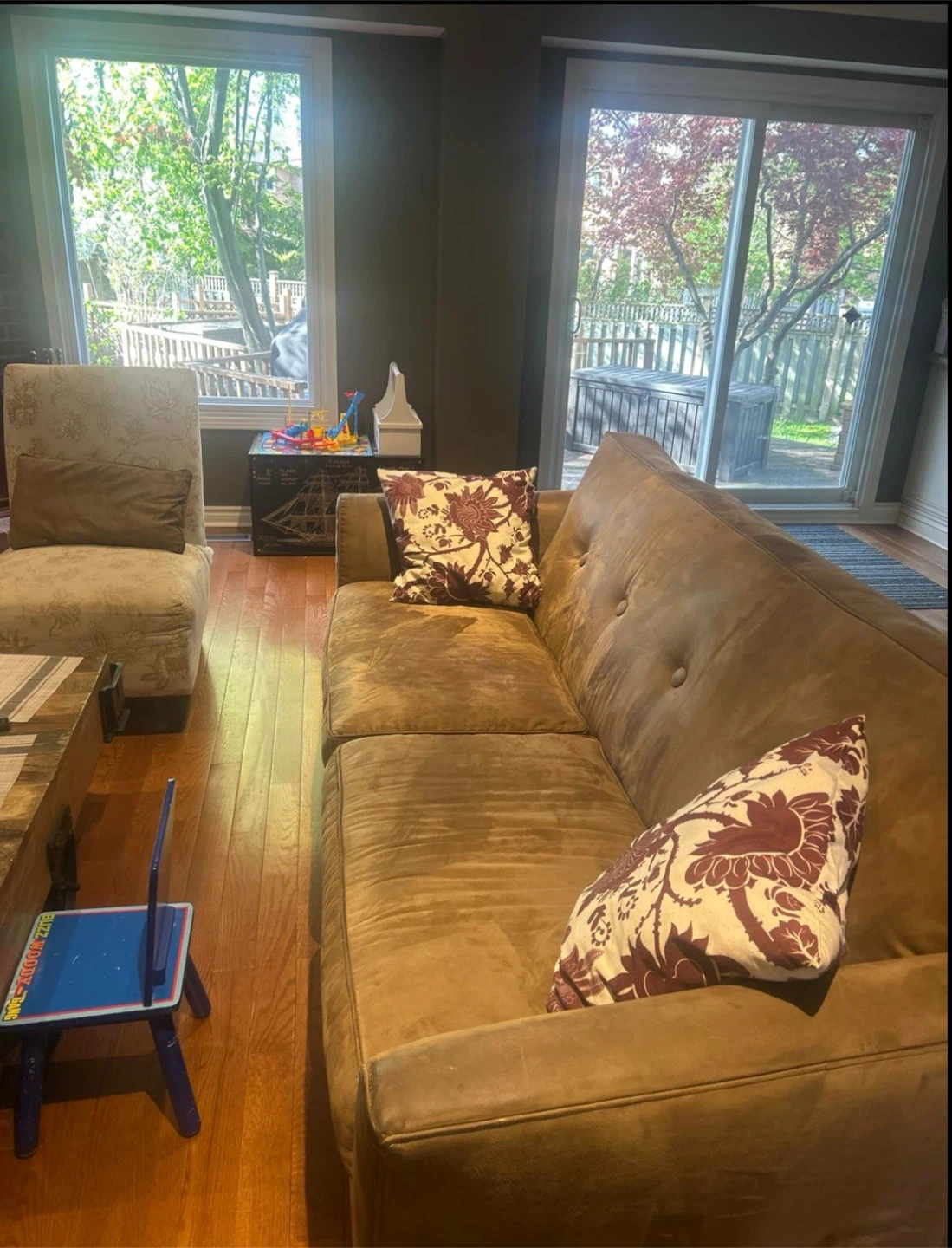 Brown couch