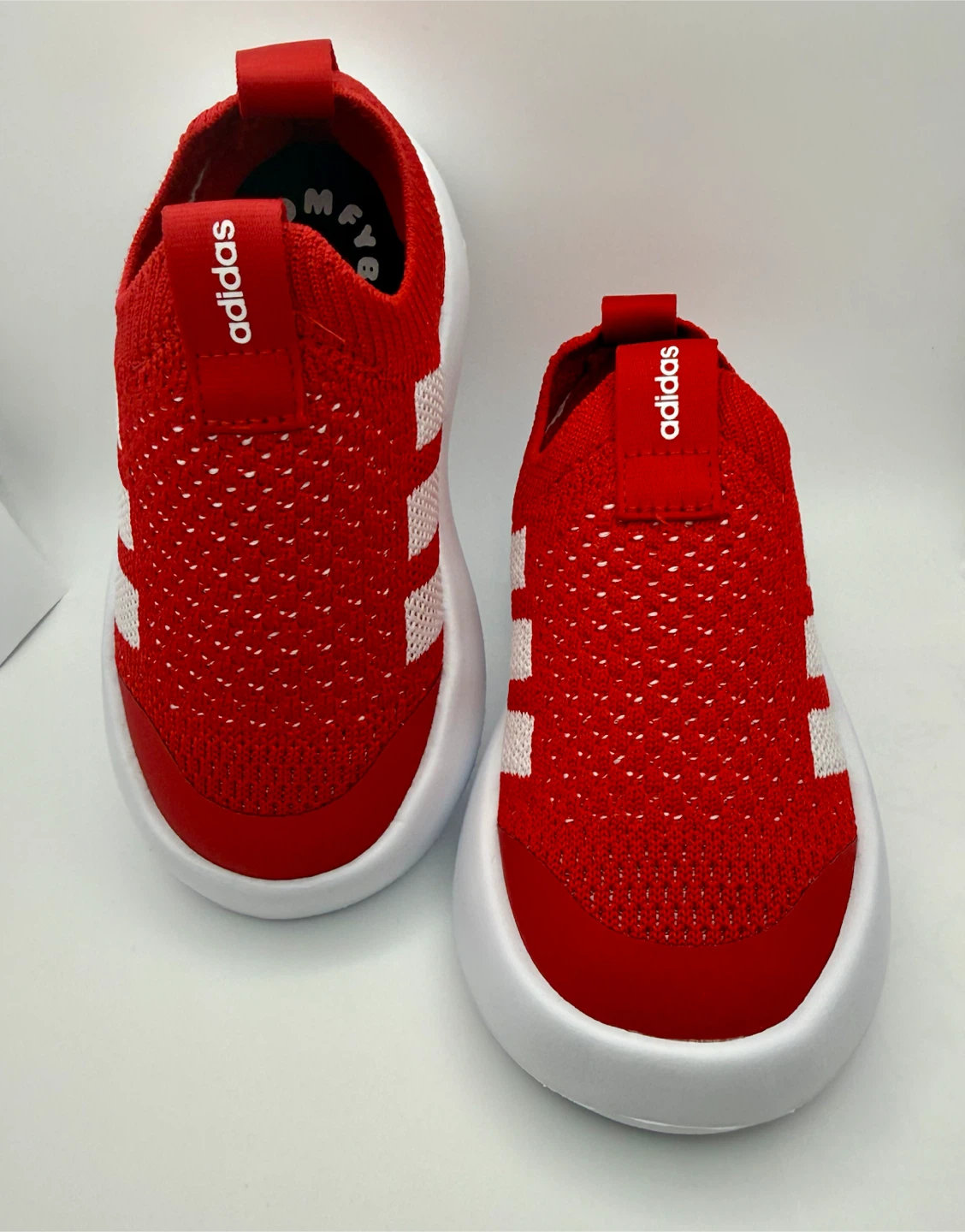 Adidas Toddler Slip-On Shoes 8.5K Red