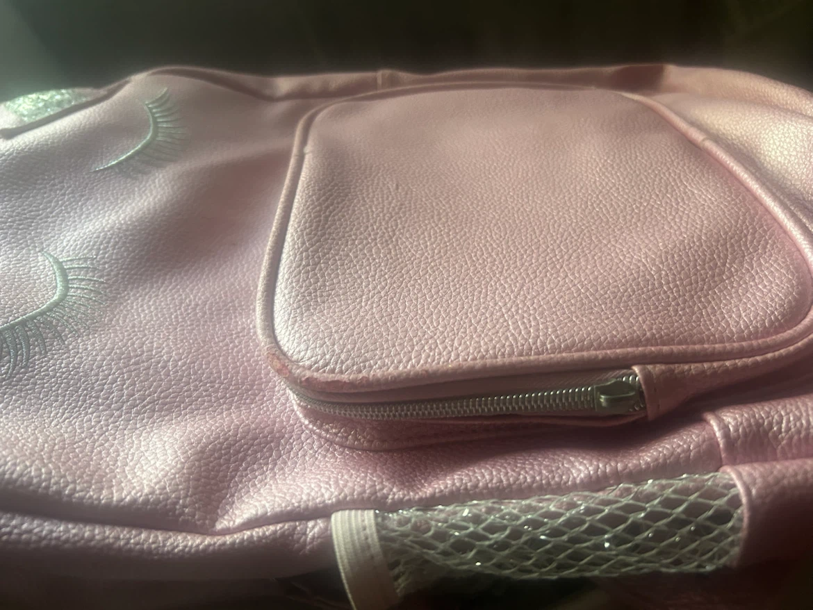 Pink Unicorn Backpack with Eyelashes - photo 4