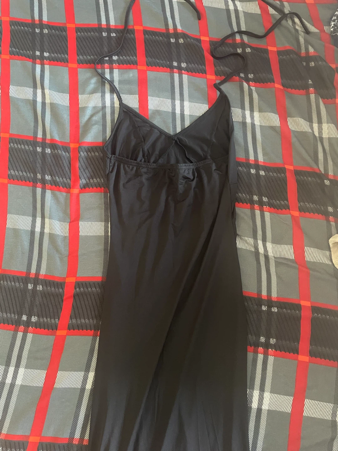 Black Maxi Dress with Sun Detail - photo 2