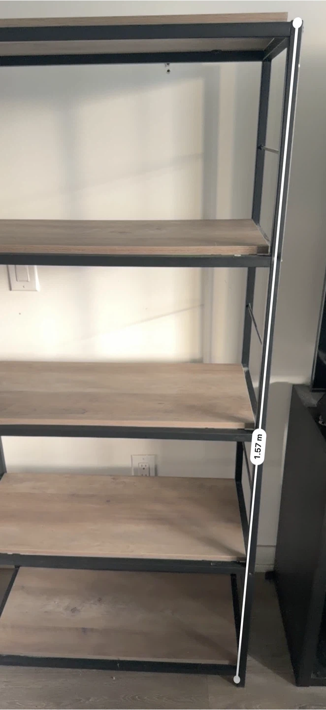 5-Shelf Bookcase (disassembled for pickup) - photo 4