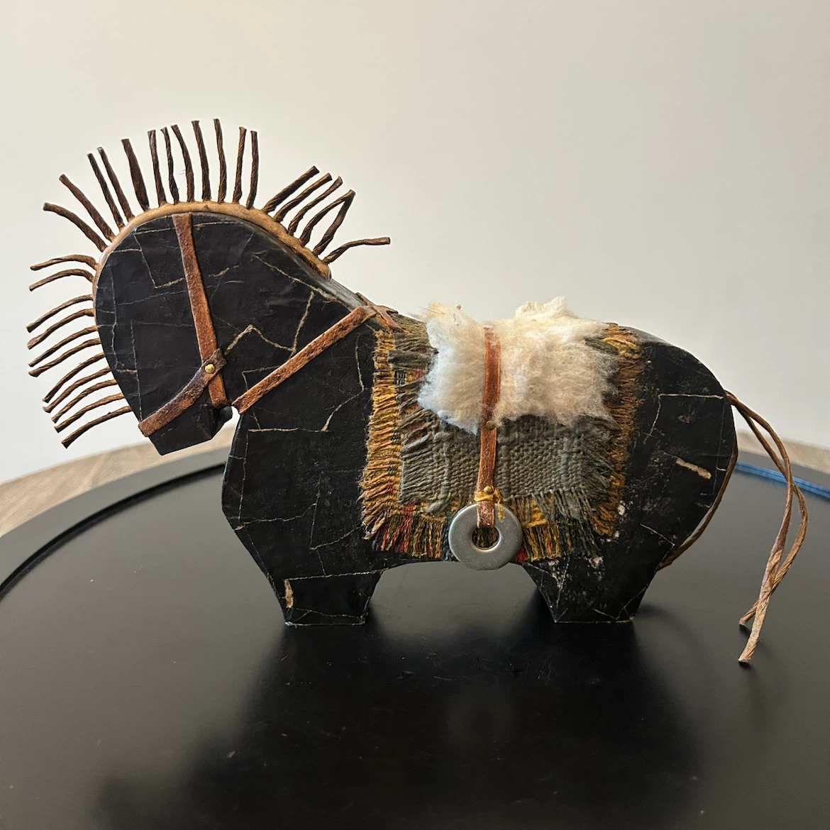 Vintage Antepampa Handmade Folk Art Horse Sculpture
