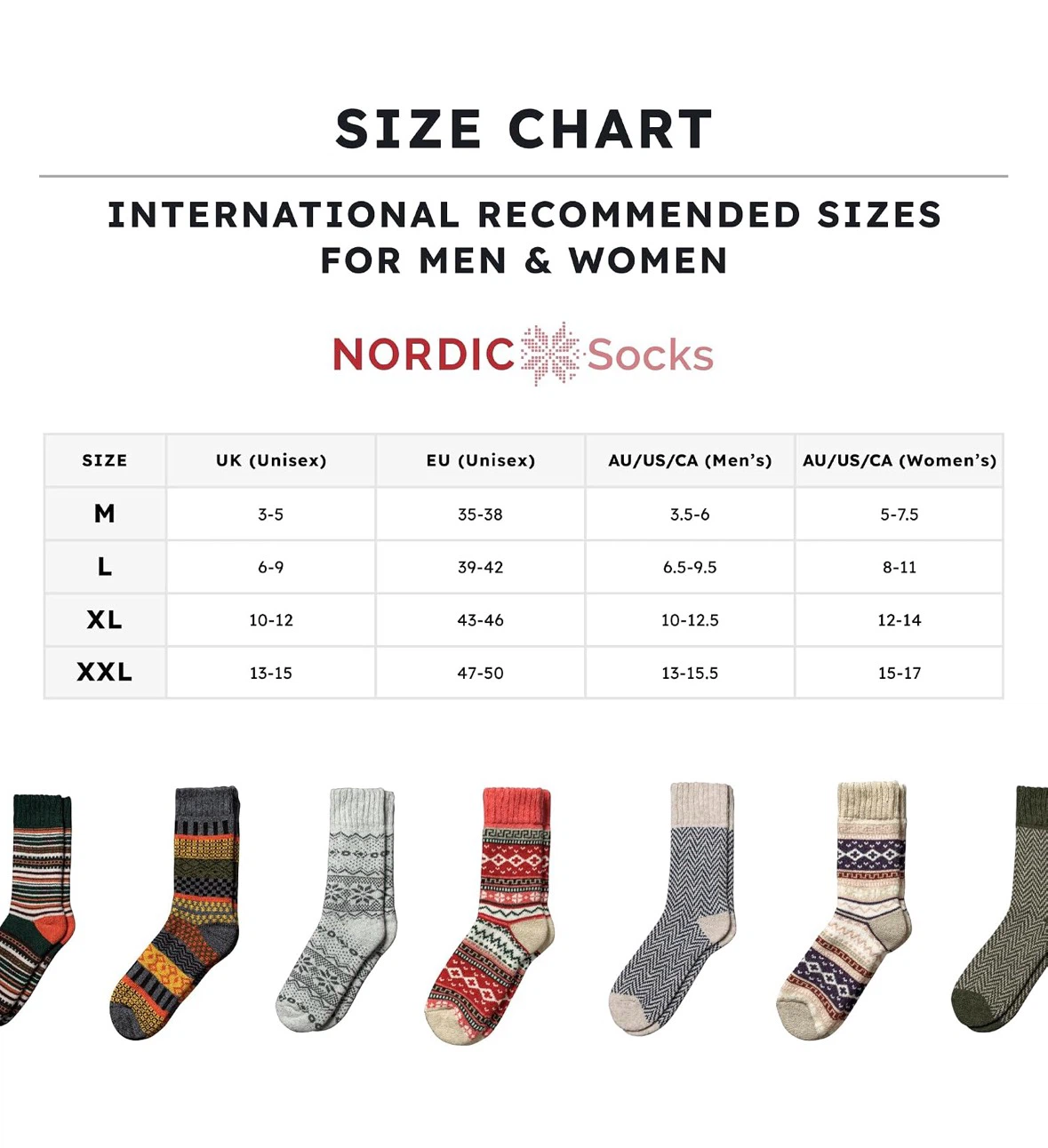 NORDIC Socks 3 Pairs, Merino Wool Socks for Men & Women - photo 2