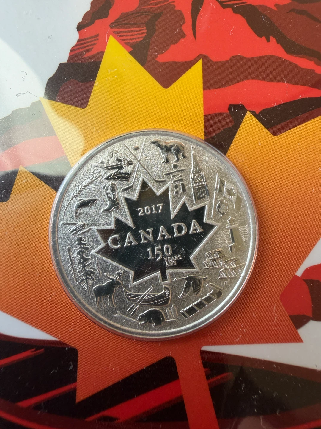 Royal Canadian Mint 2017 Canada 150 3 Dollar Coin - photo 2