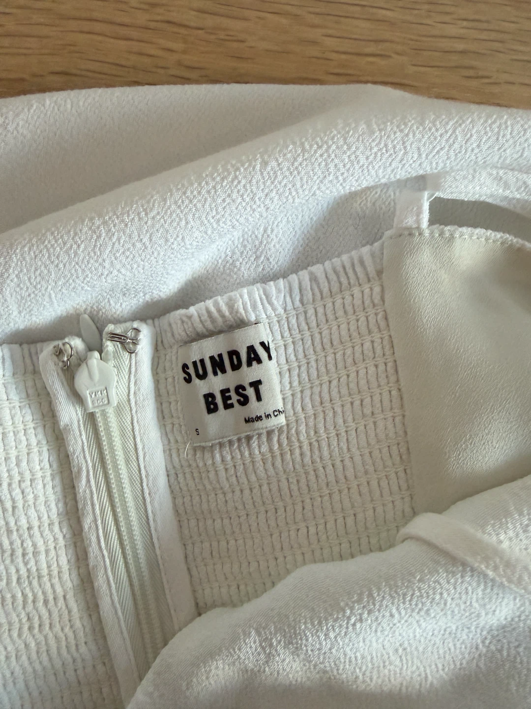 Aritzia Sunday Best White Mini Dress Size S - photo 3