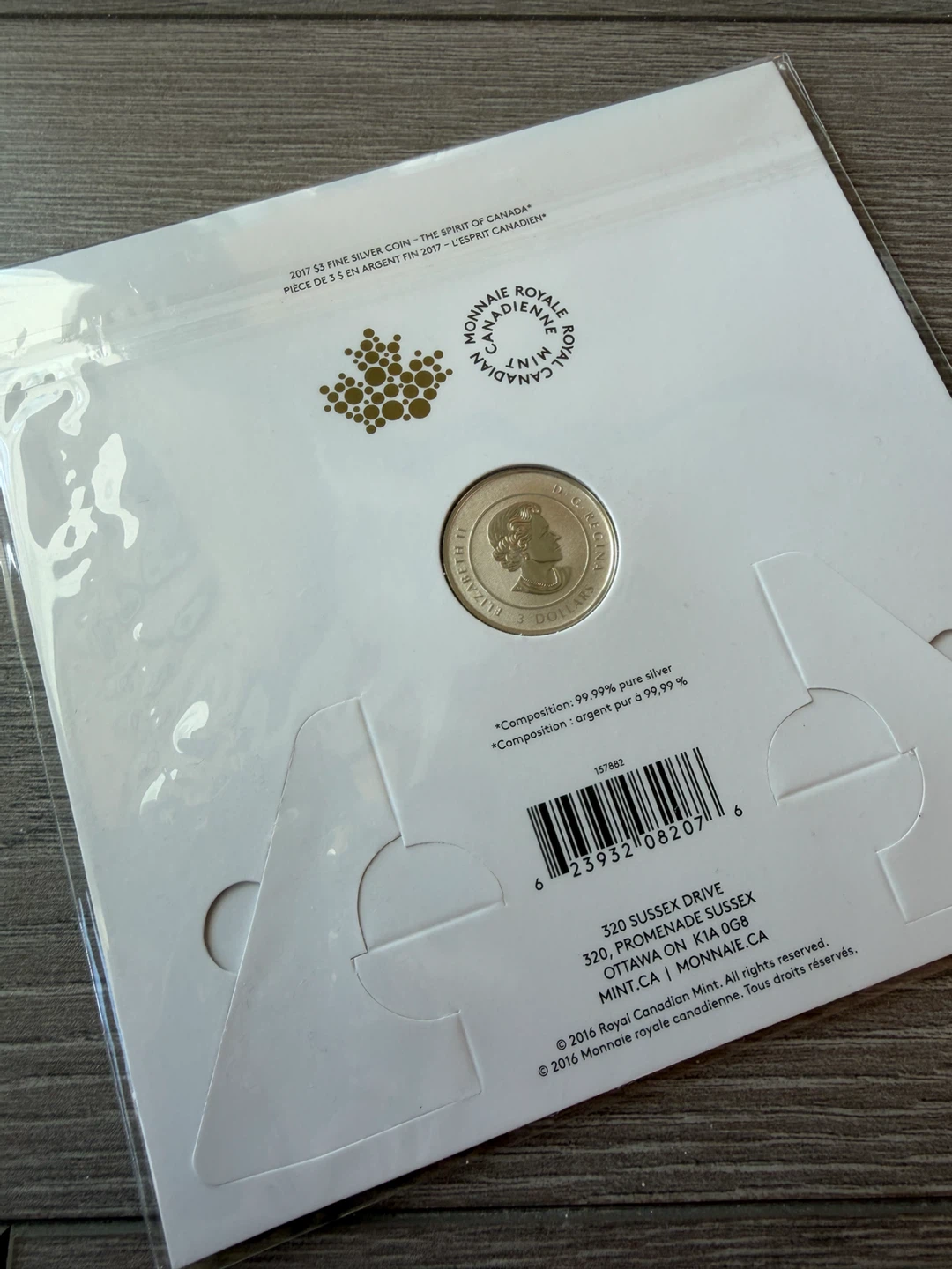 Royal Canadian Mint 2017 Spirit of Canada 3 Dollar Silver Coin - photo 3