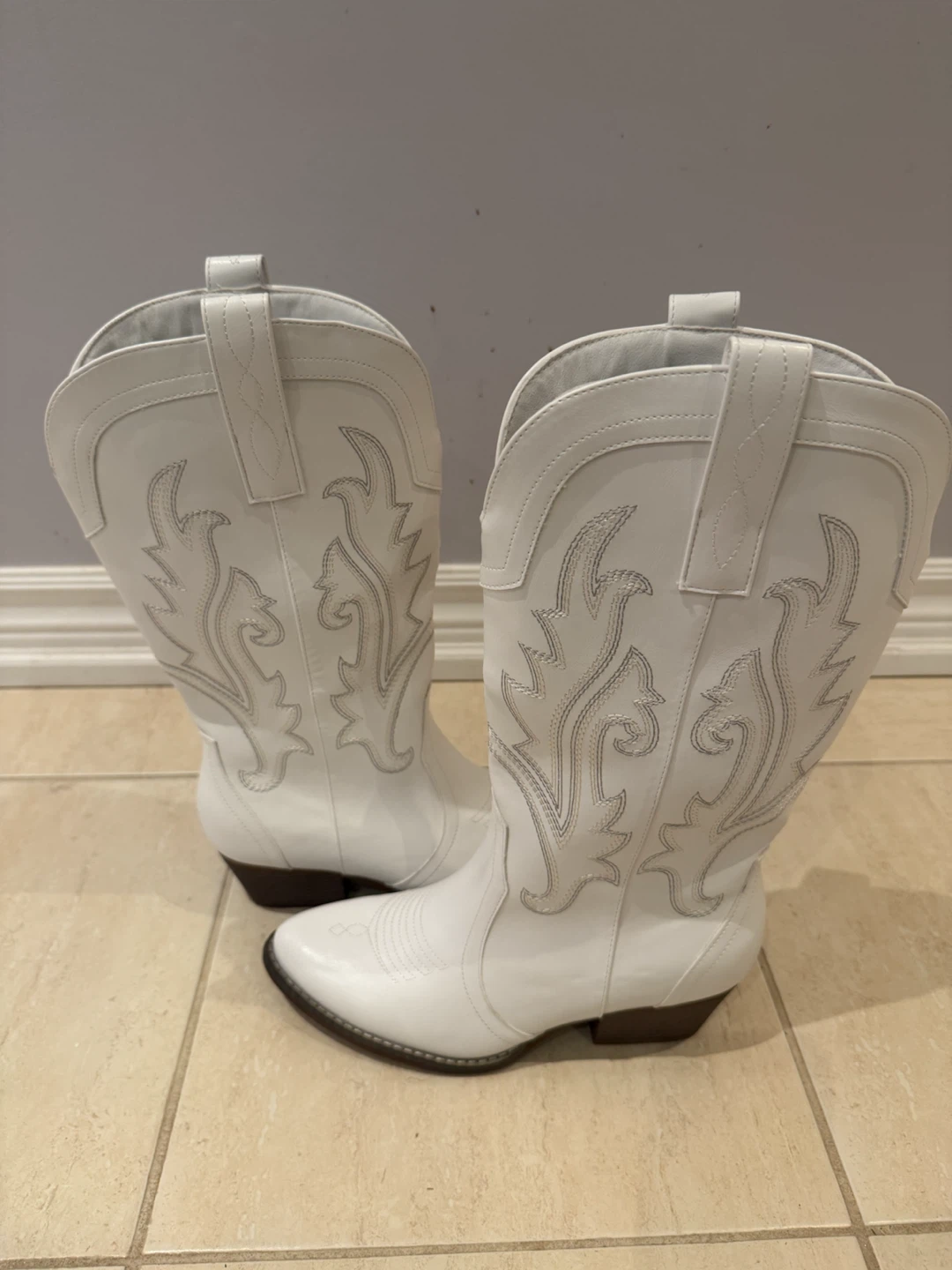 White Cowboy Boots - photo 5