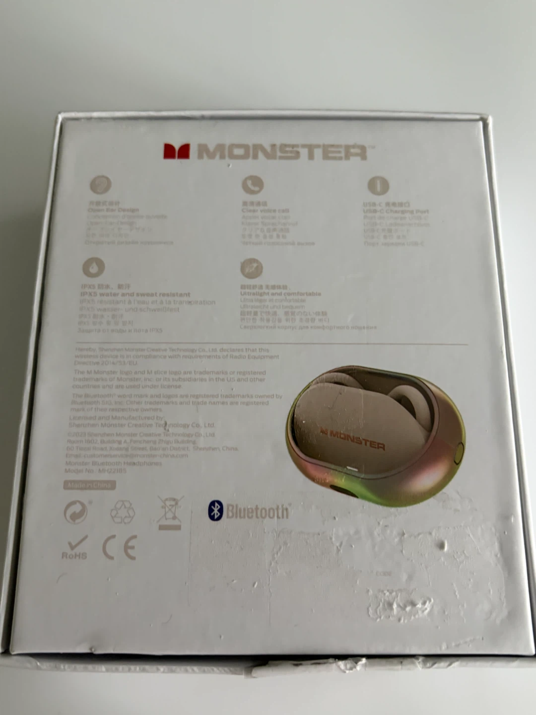MONSTER Open Ear AC600 Bluetooth Headphones - photo 5