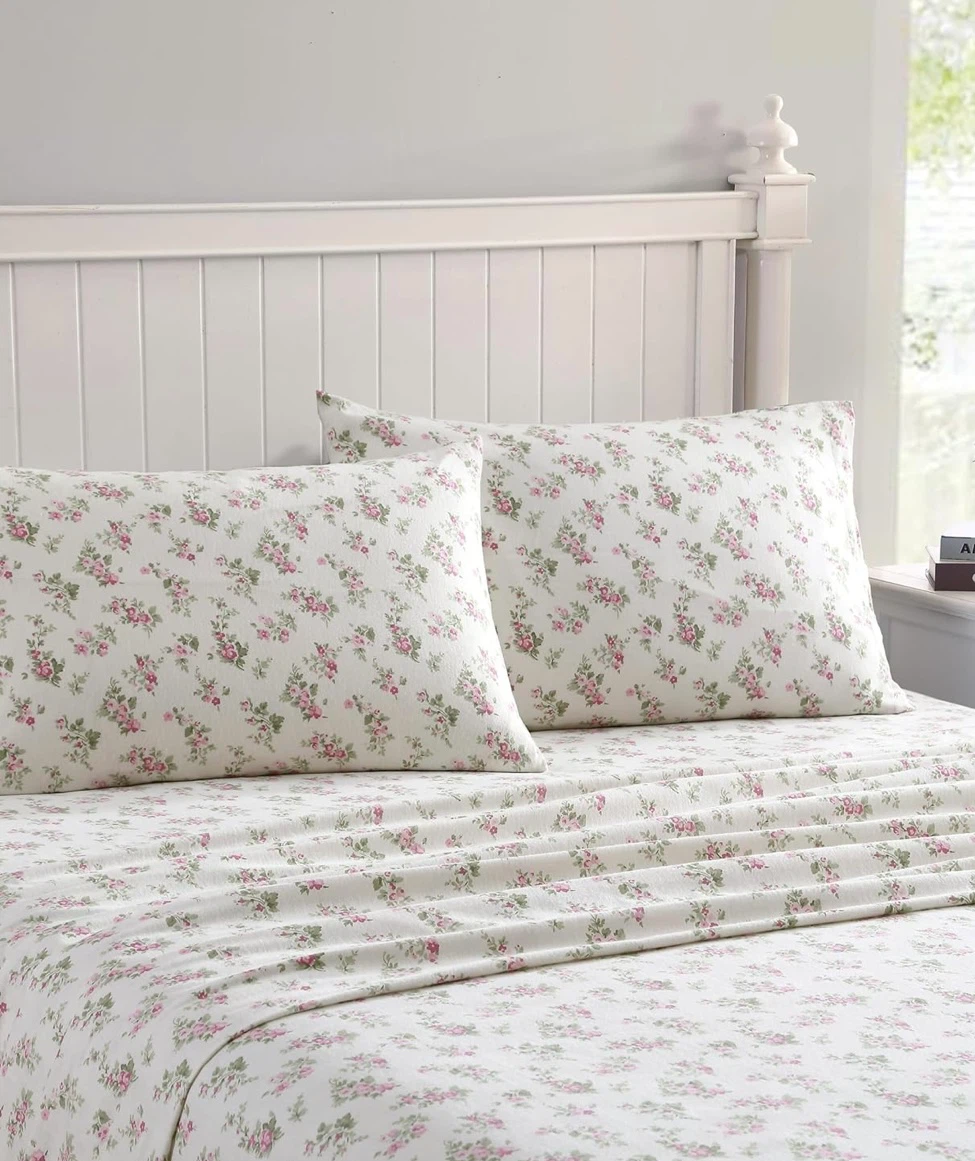 Two new pillowcases - cream & pink Laura Ashley - photo 2