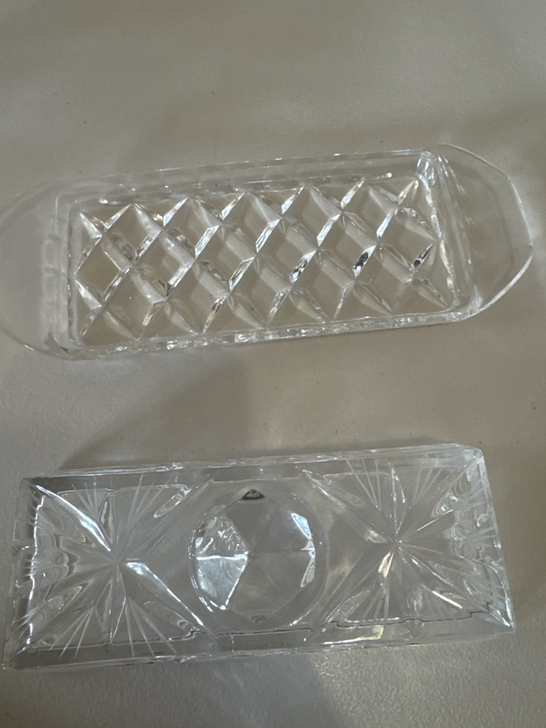 Crystal Butter Dish