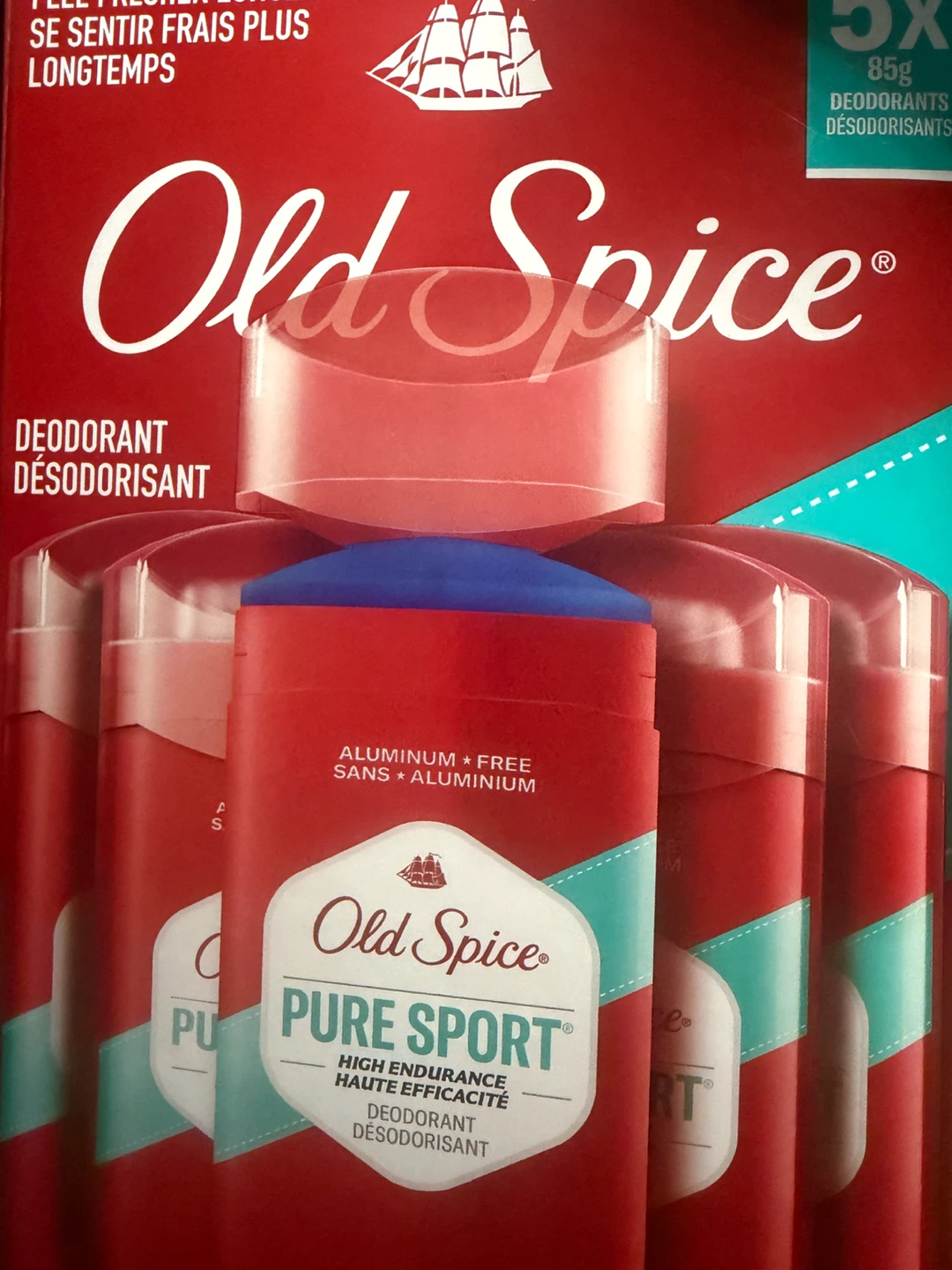 Old Spice Pure Sport Aluminum-Free Deodorant 85g